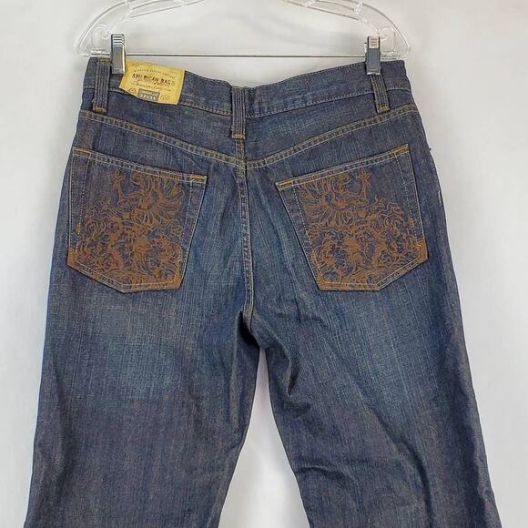 American Rag Cie Women's Bootcut Jeans 32X34 Chinese Dragon Embroidered NWT - Picture 6 of 11